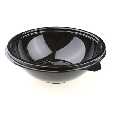 SALADEBOWL 500ml ROND ZWART  500st